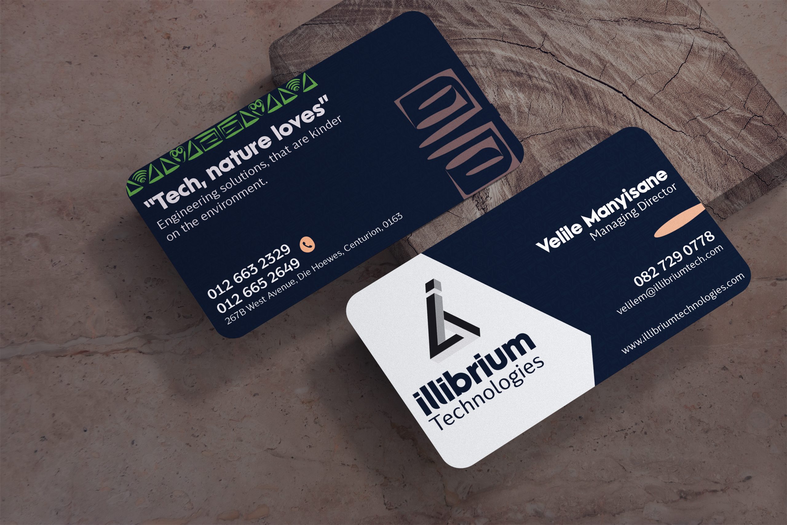 Illibrium Tech Business cards