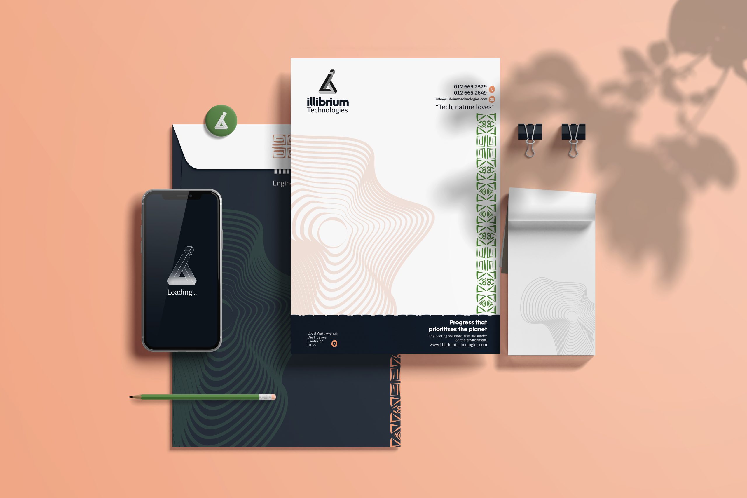 Illibrium Tech Branded Stationery